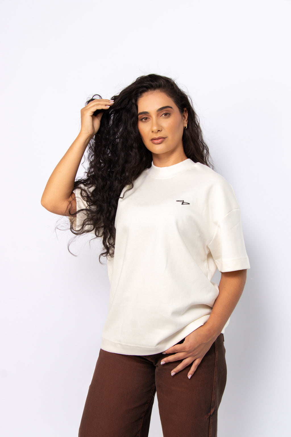 Essential Soft Double Tee 02 Off-White