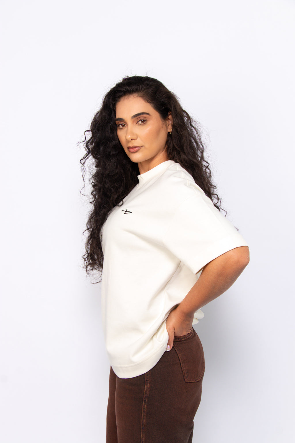 Essential Soft Double Tee 02 Off-White