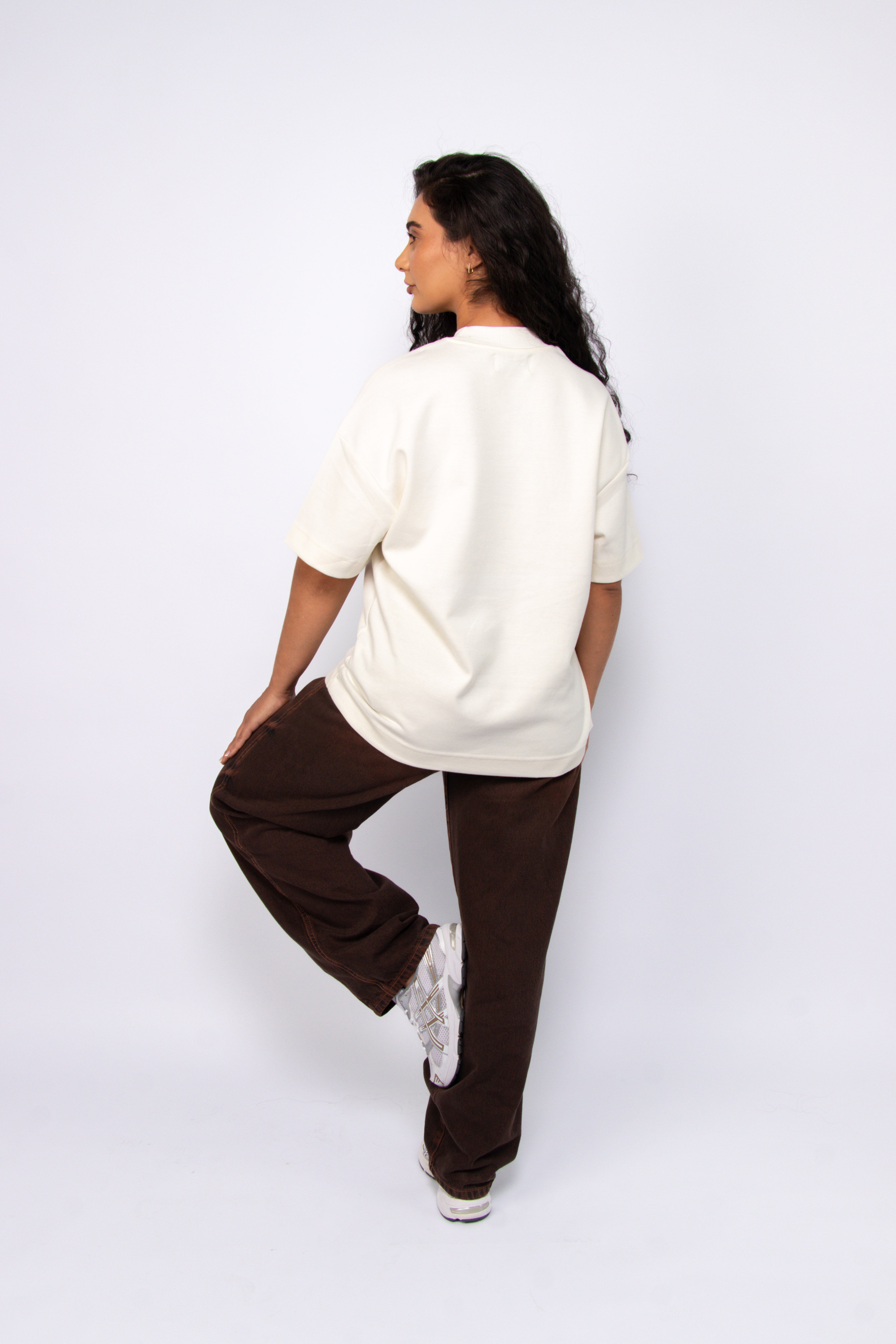 Essential Soft Double Tee 02 Off-White