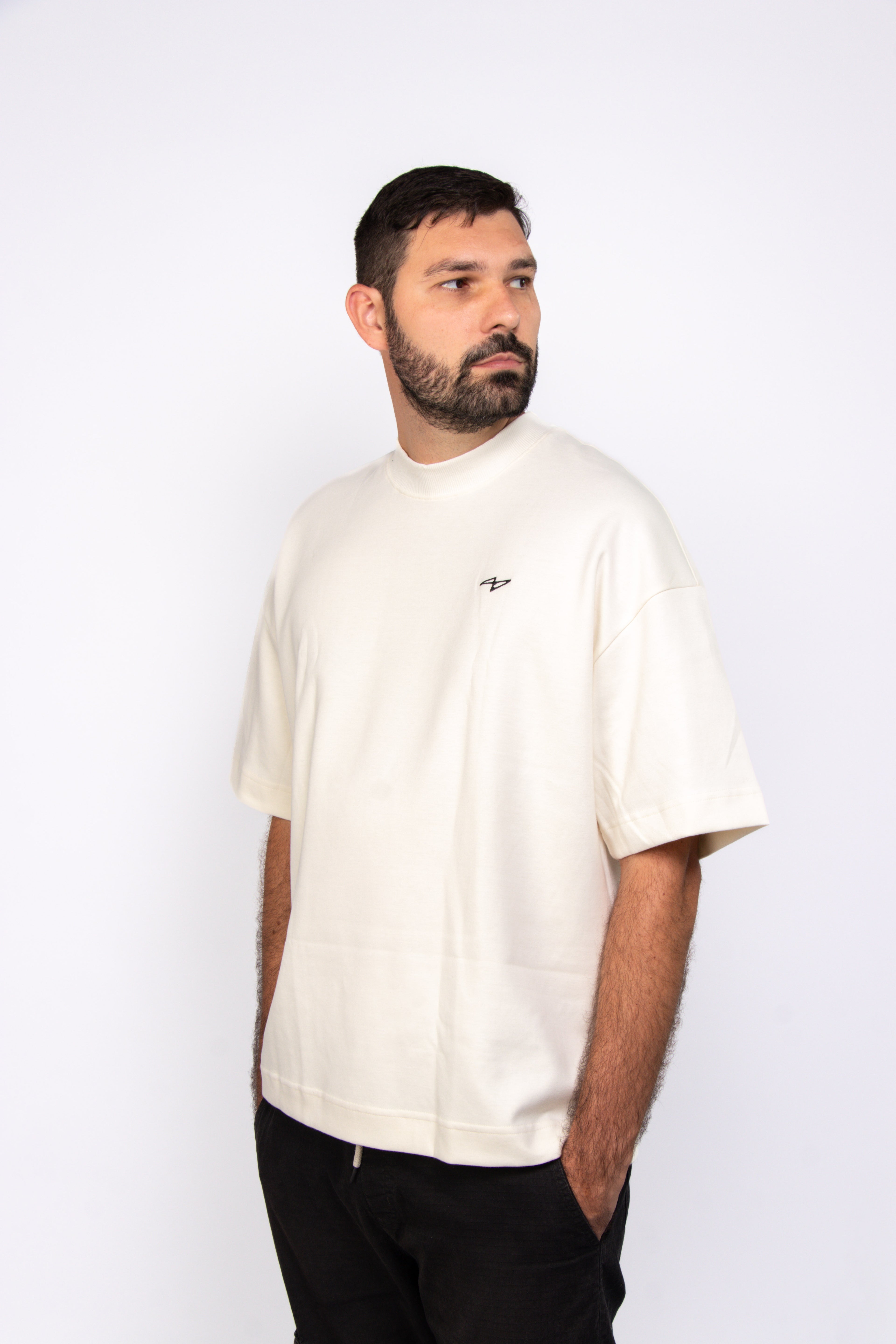 Essential Soft Double Tee Off-White
