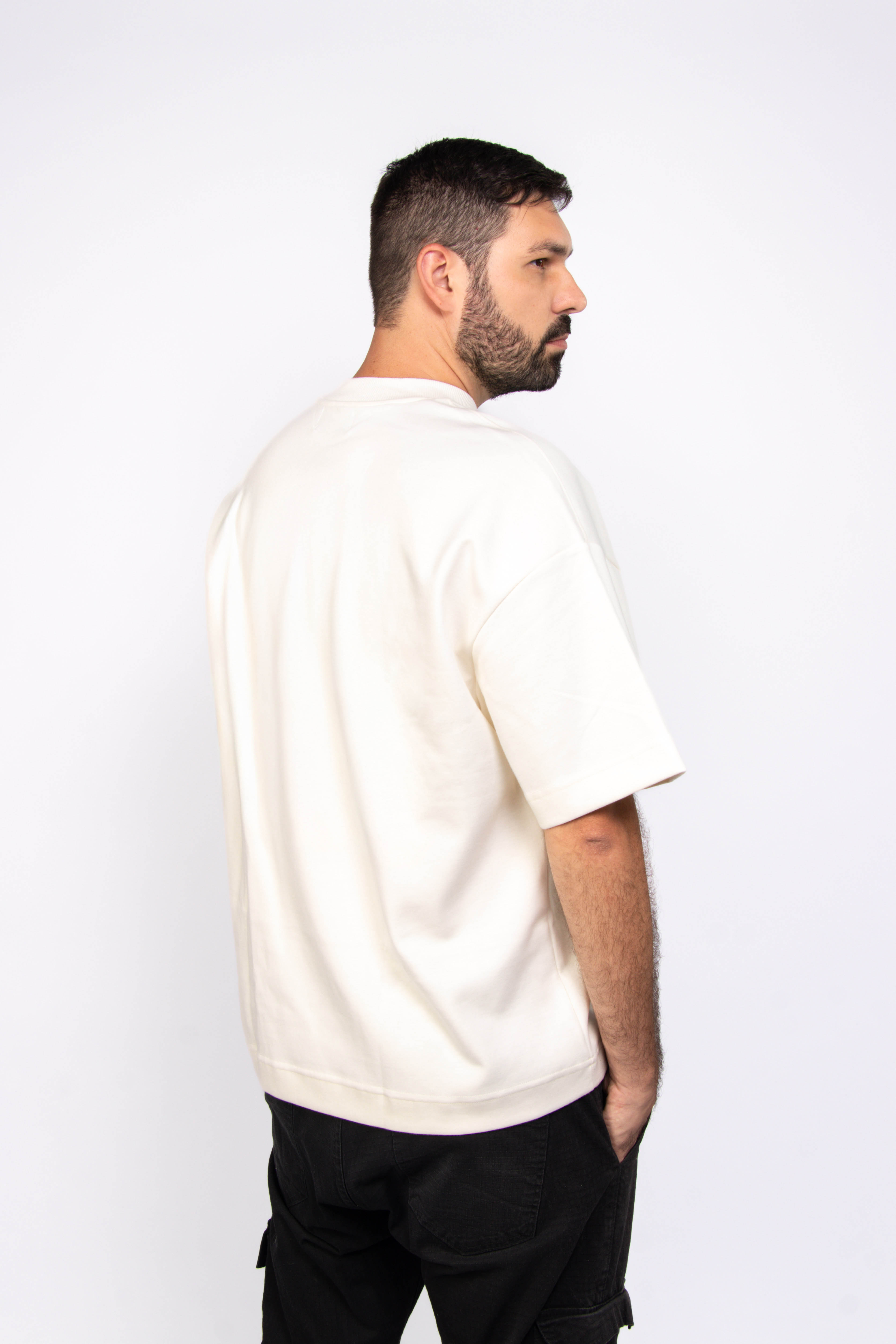 Essential Soft Double Tee Off-White