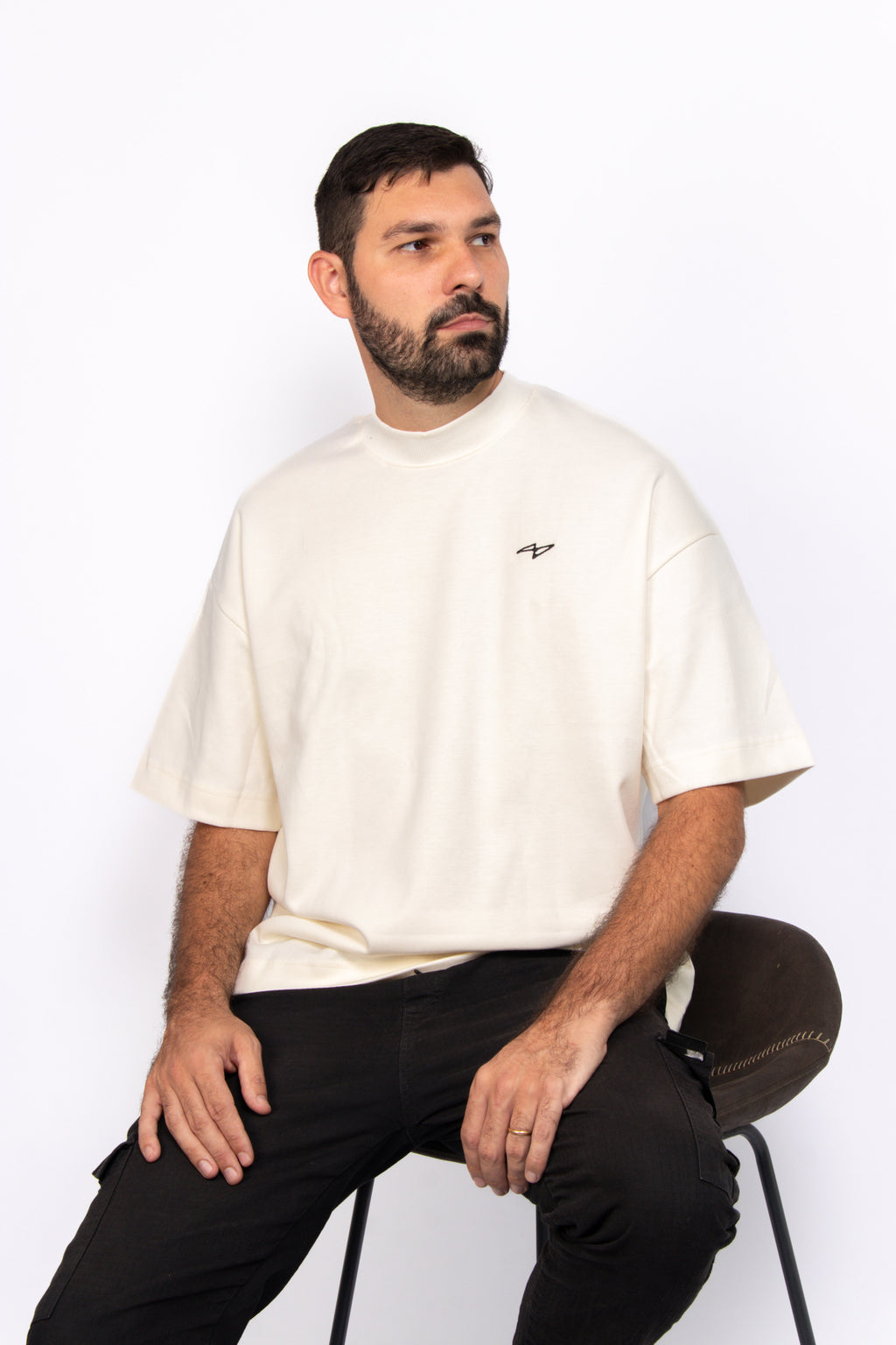 Essential Soft Double Tee Off-White