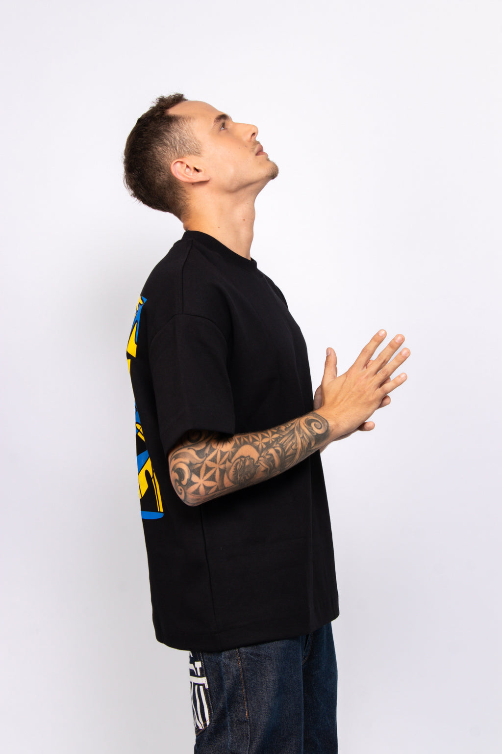 Art Oversized Tee MAKTUB x MEC Black
