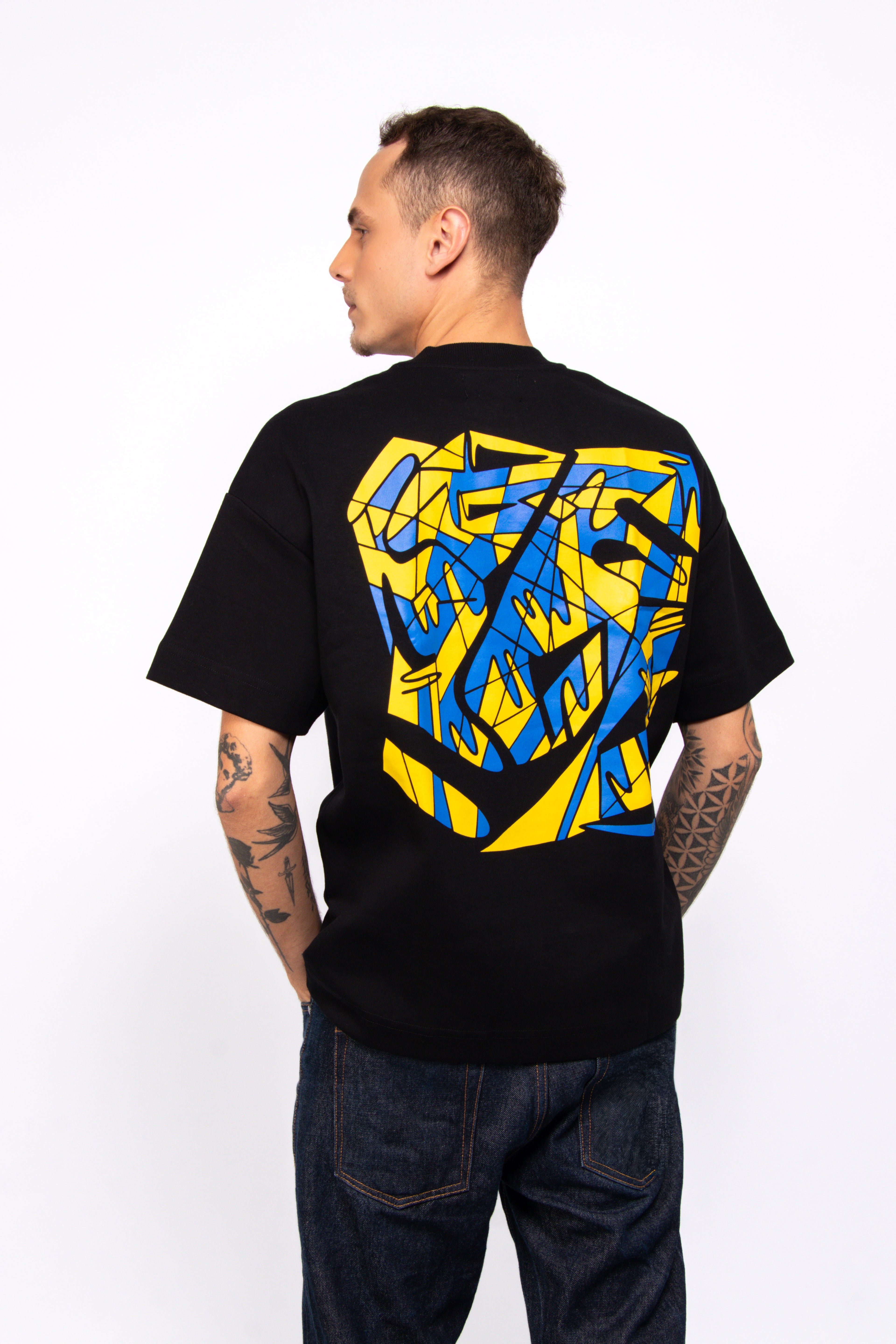 Art Oversized Tee MAKTUB x MEC Black