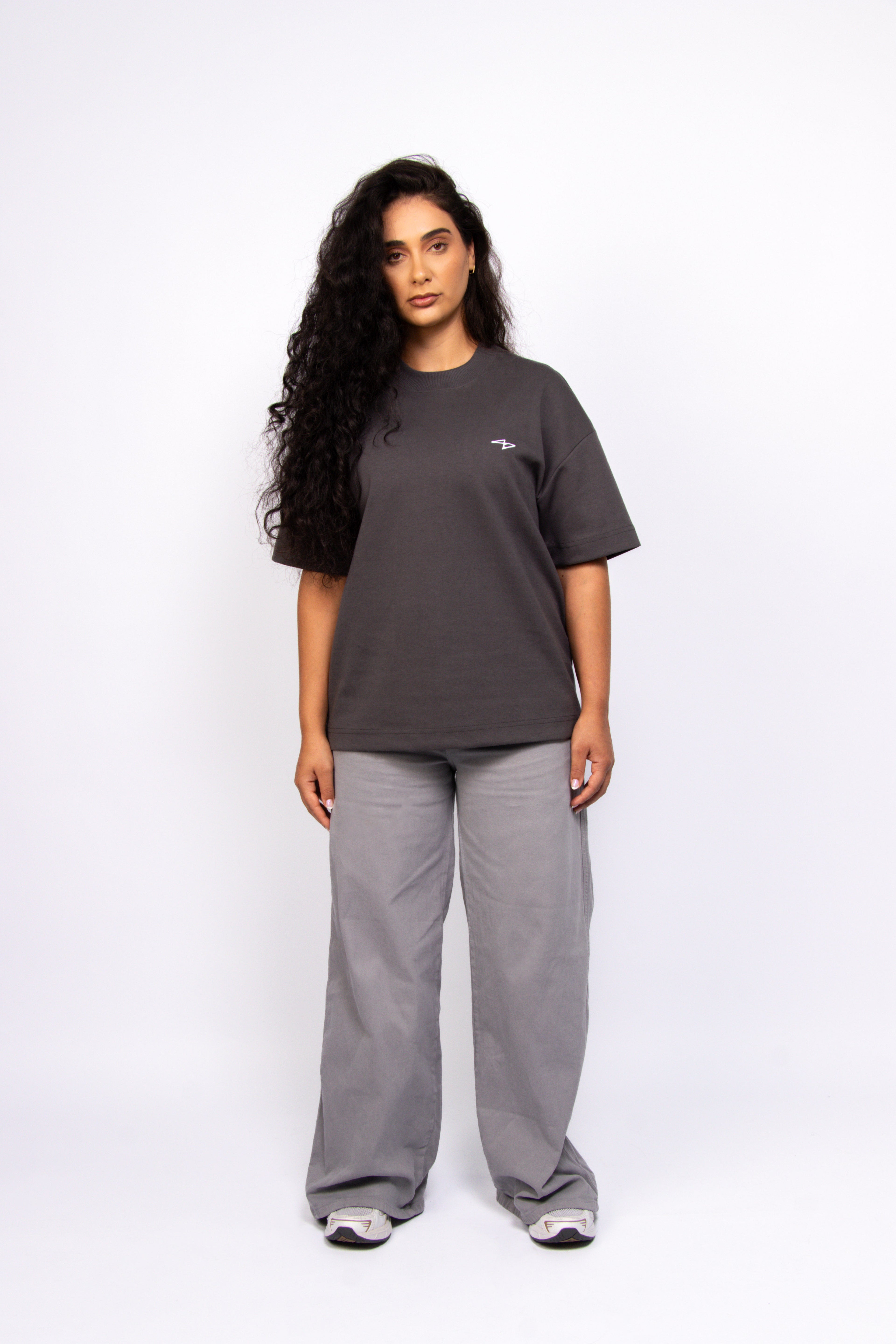 Essential Soft Double Tee 02 Gray