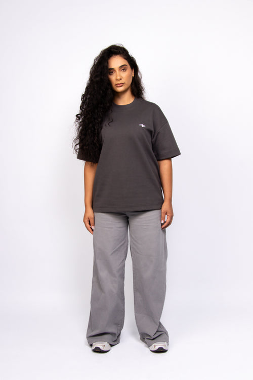 Essential Soft Double Tee 02 Gray