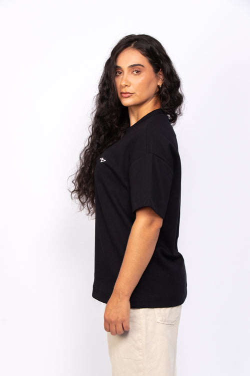 Essential Soft Double Tee 02 Black