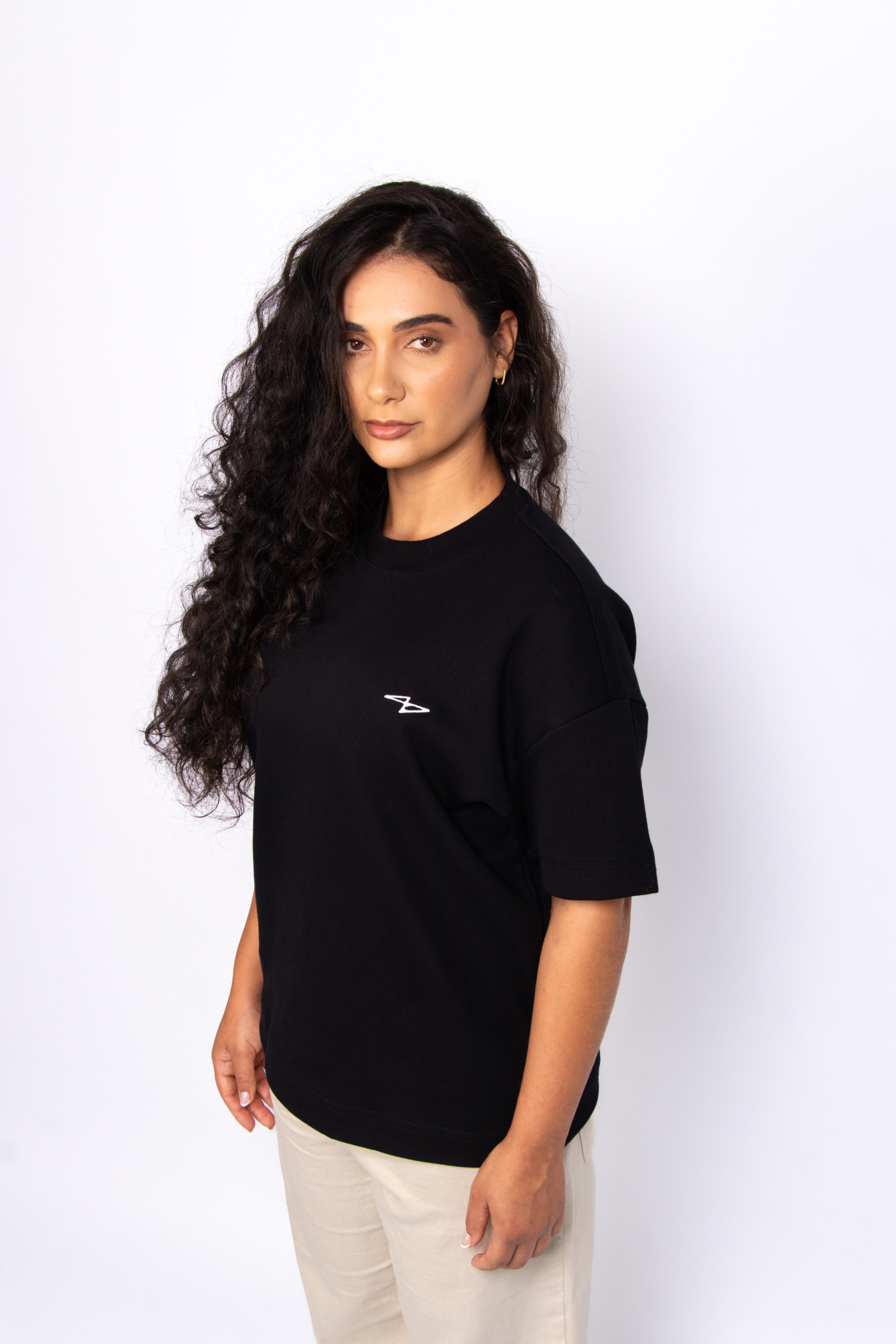 Essential Soft Double Tee 02 Black